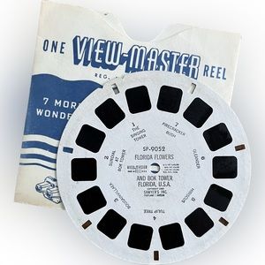 🎈$10 add on - VIEW-MASTER SP-9052 “Florida Flowers and Bok Tower Florida, USA.”